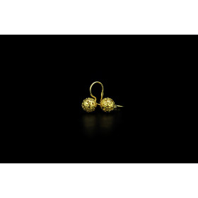 Сережки из желтого золота